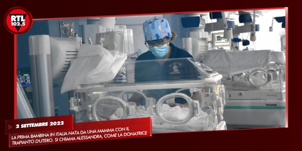 La prima bambina in Italia nata da una mamma con il trapianto d'utero