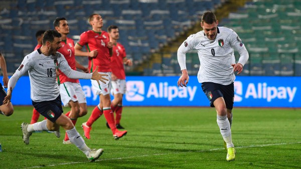 L’Italia viaggia verso il Mondiale, gli azzurri vincono 2-0 in Bulgaria, gol di Belotti e Locatelli