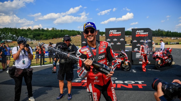 Motogp, Bagnaia domina la Sprint di Brno