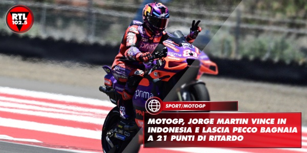 MotoGP, Jorge Martin vince in Indonesia e lascia Pecco Bagnaia a 21 ...