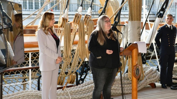 Presentato a bordo della Nave più bella del mondo Amerigo Vespucci “VIENNA SUL LAGO”