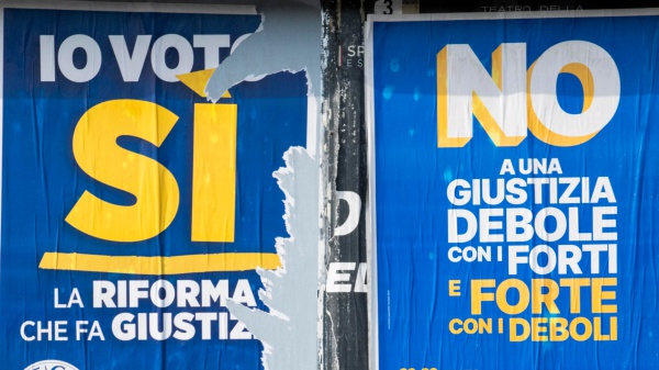 Prmo istant poll,  Sì una forbice tra il 47/51% e il no tra il 49 e il 53%  al referendum sulla giustizia
