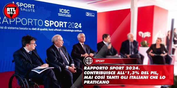 Sport in Italia 2024: settore in crescita, 1,3% del Pil e 37 milioni di italiani attivi