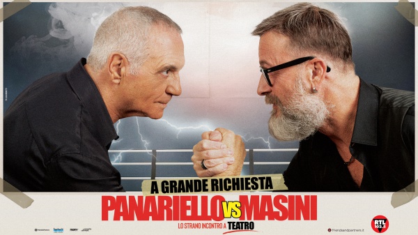 RTL 102.5 è la radio ufficiale di Panariello VS Masini "Lo strano incontro" a teatro