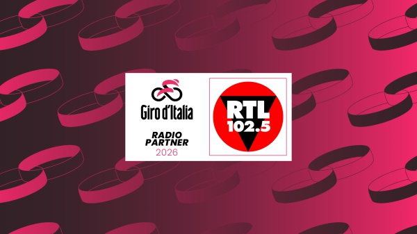 RTL 102.5 è radio partner del Giro d’Italia 2026