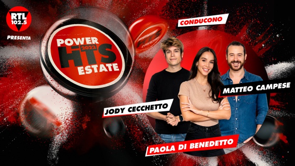 RTL 102.5 Power Hits Estate 2022: ecco i conduttori
