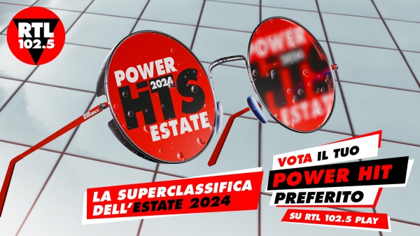 RTL 102.5 Power Hits Estate 2024, al via oggi la superclassifica di RTL 102.5