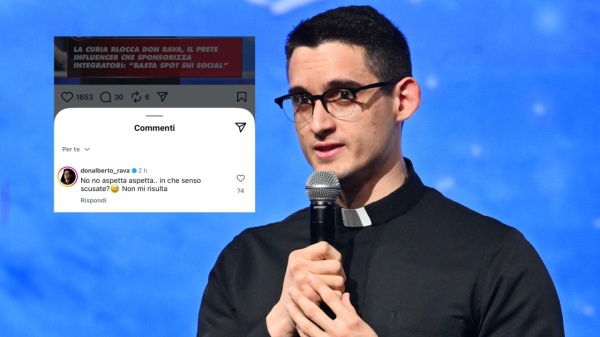 "Stop alle pubblicità di Don Alberto Ravagnani": la decisione della Curia di Milano