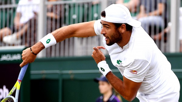 Tennis, Matteo Berrettini vola ai quarti di finale a Wimbledon