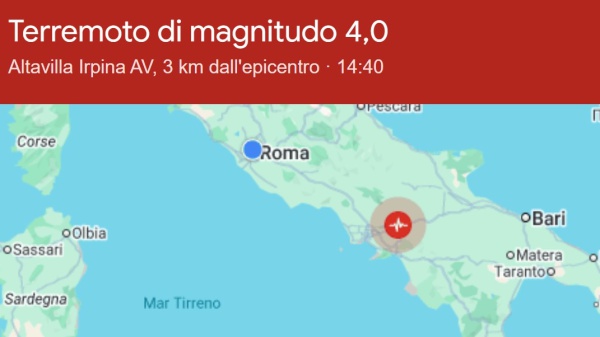 Terremoto in provincia di Avellino, Piantedosi: "Siamo in costante contatto con il prefetto"