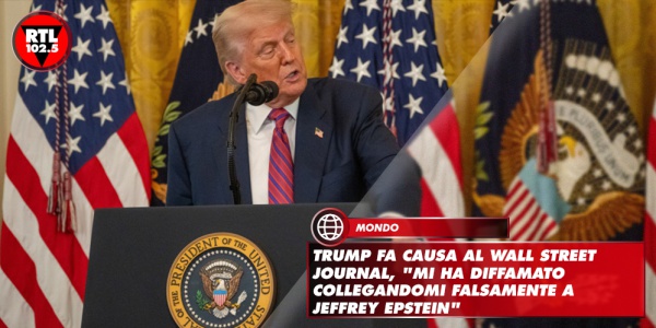 Trump fa causa al Wall Street Journal, 
