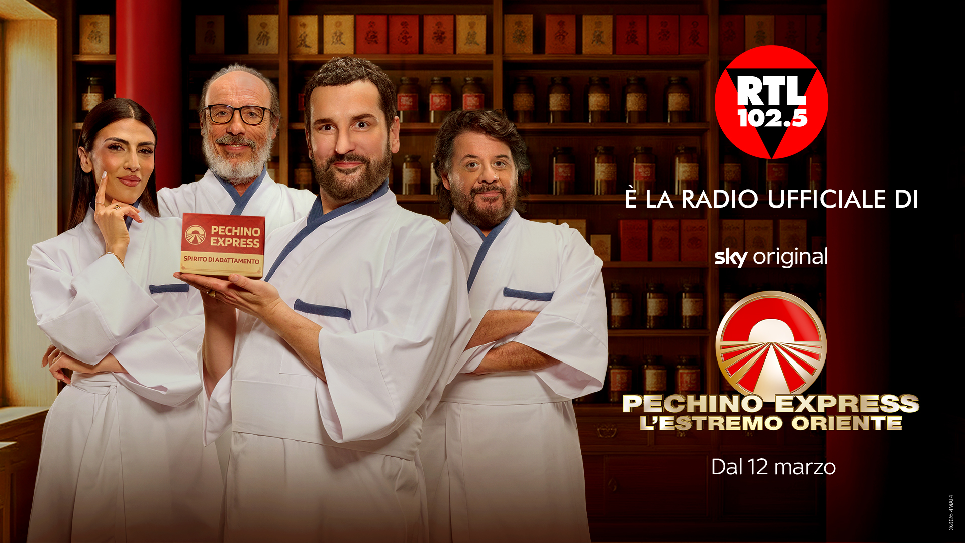 RTL 102.5 è la radio ufficiale di Pechino Express