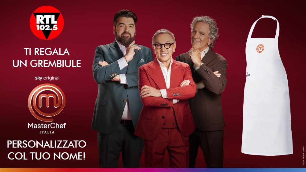 Vai alla pagina del gioco RTL 102.5 TI REGALA IL GREMBIULE DI MASTERCHEF ITALIA PERSONALIZZATO COL TUO NOME!