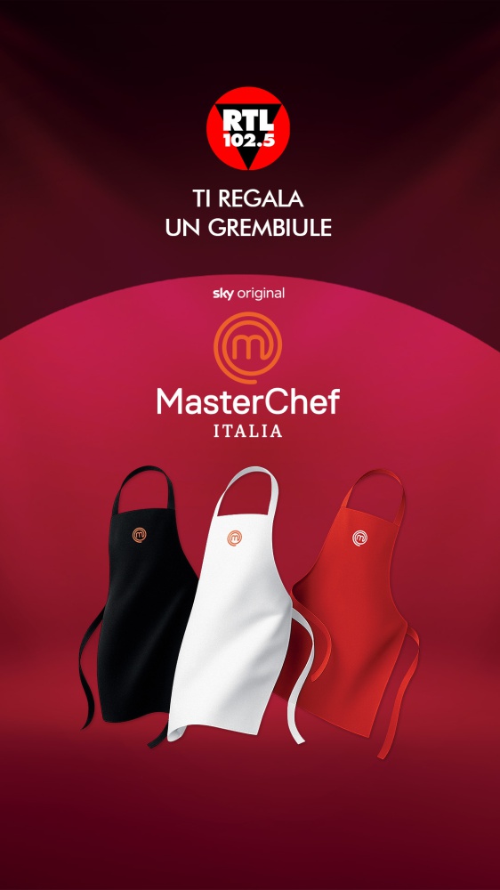 RTL 102.5 TI REGALA IL GREMBIULE DI MASTERCHEF - 