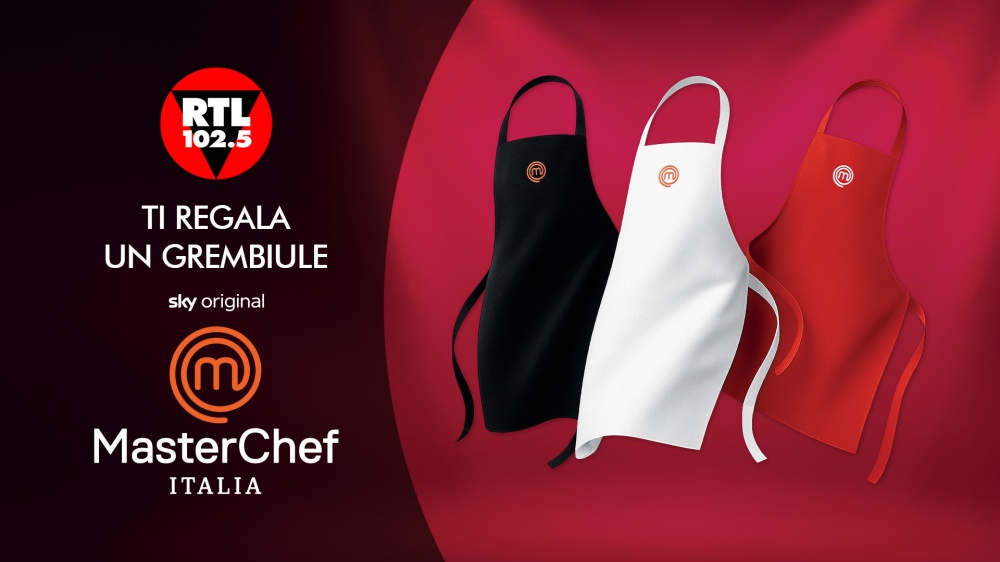 RTL 102.5 TI REGALA IL GREMBIULE DI MASTERCHEF