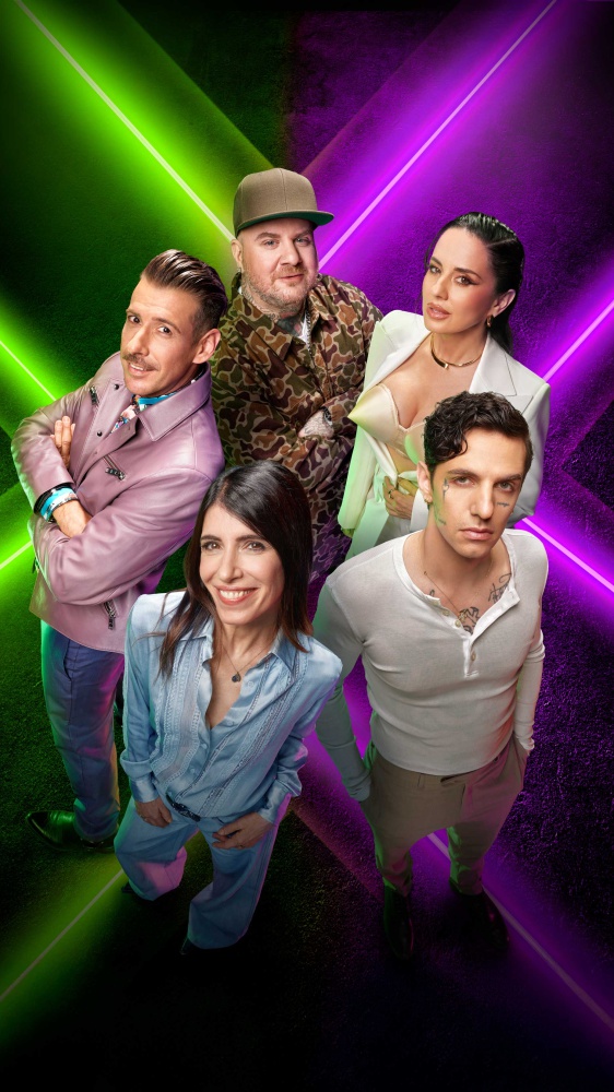 Vai alla pagina la conduttrice Giorgia e i giudici di X Factor 2025 "Questa sera la finale di X Factor 2025"