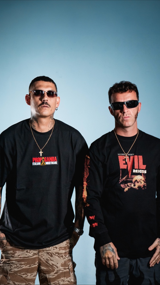 Vai alla pagina Salmo e Noyz "Vi presentiamo il nostro album, CVLT"