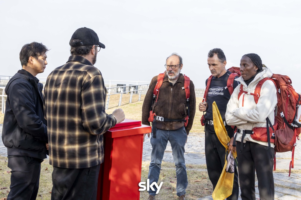 Costantino della Gherardesca, Guido Meda, Fiona May e Patrick Stevens