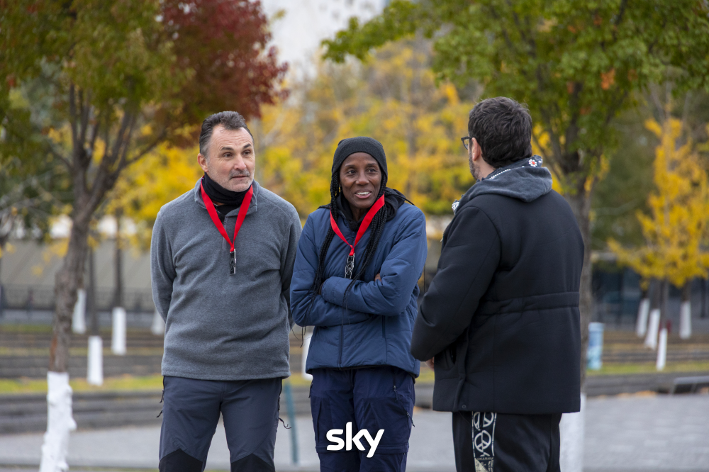 Fiona May e Patrick Stevens