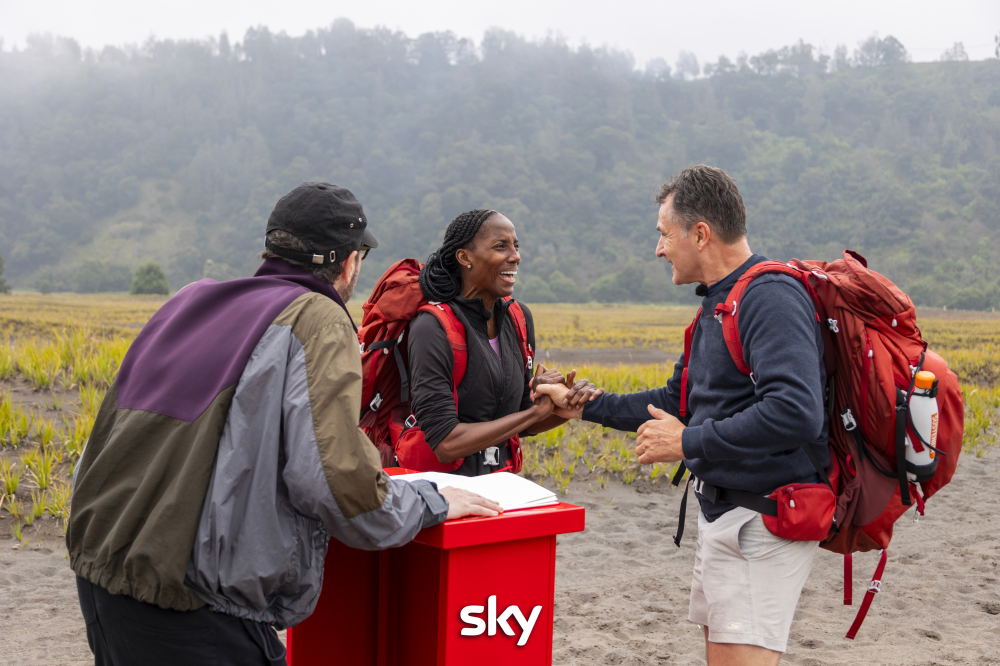 Fiona May e Patrick Stevens