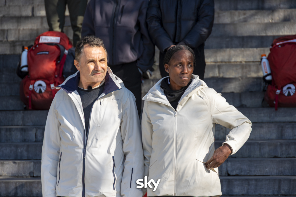 Fiona May e Patrick Stevens