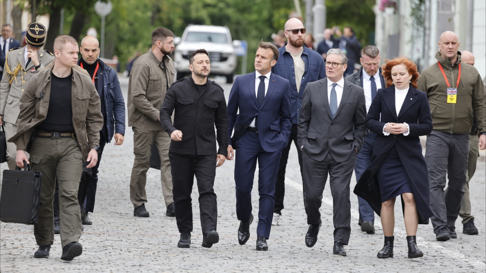 I "volenterosi" a Kiev per sostenere l'Ucraina