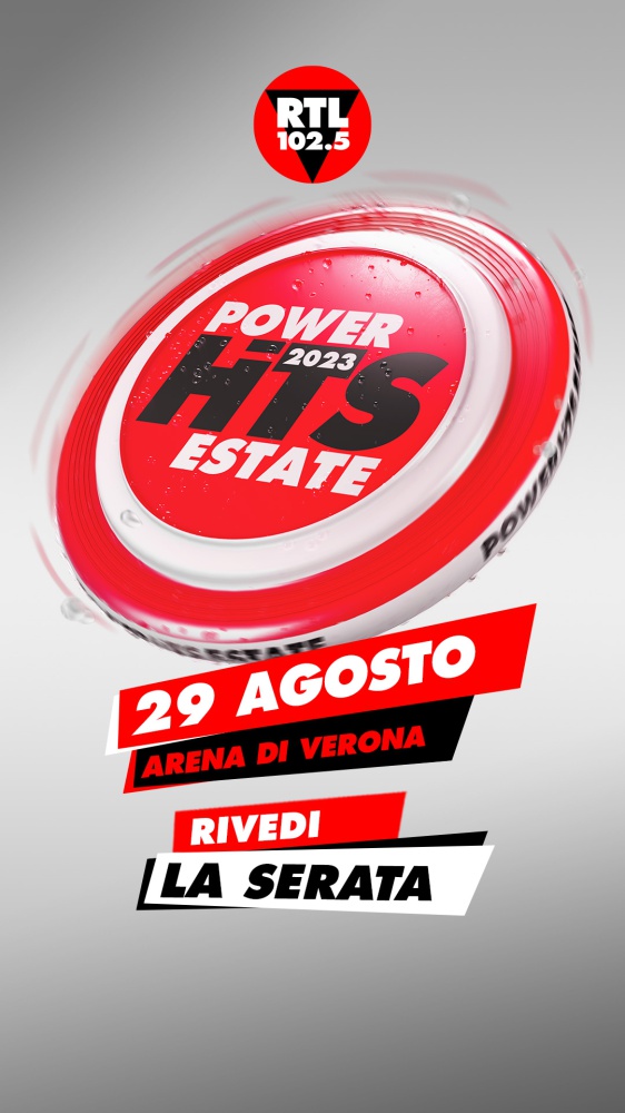 RTL 102.5 POWER HITS ESTATE 2023 - Rivedi su RTL 102.5 Play l'evento integrale, tutte le esibizioni, le prove e il red carpet del Power Hits Estate 2023