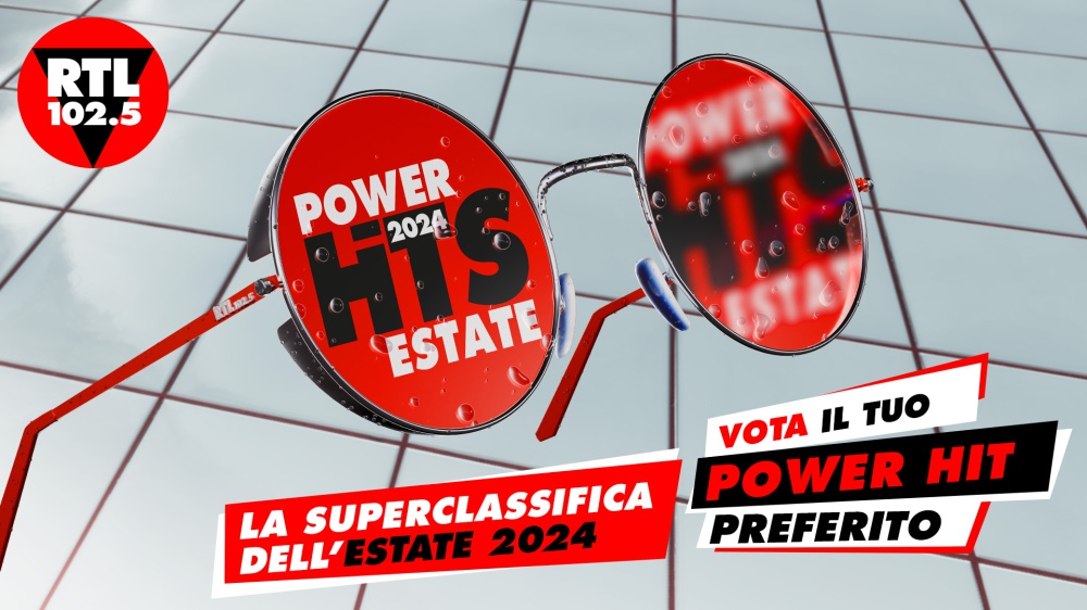 Vota subito il Power Hit dell'estate 2024 - Per l'ottavo anno consecutivo RTL 102.5, in collaborazione con EarOne, lancia la superclassifica dell'estate delle prime 50 canzoni suonate dalle radio italiane che decreterà il Power Hit dell’estate 2024