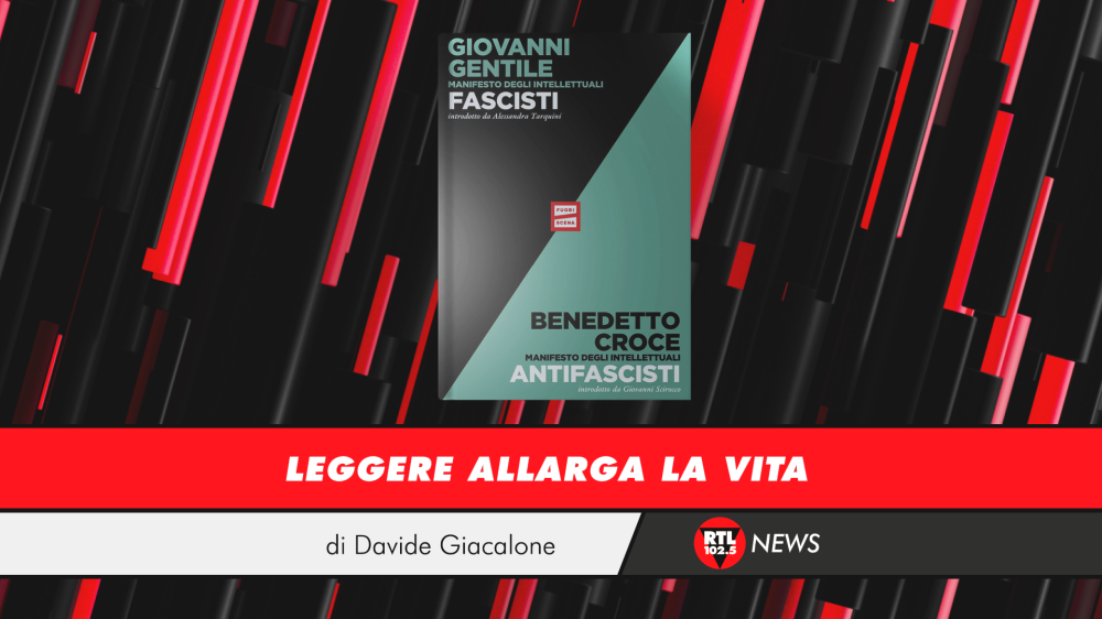 Benedetto Croce e Giovanni Gentile - Manifesto degli intellettuali fascisti e antifascisti