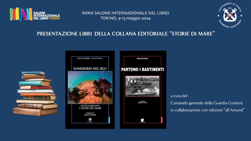 Mare e libri, la Guardia Costiera al salone del libro di Torino 2024