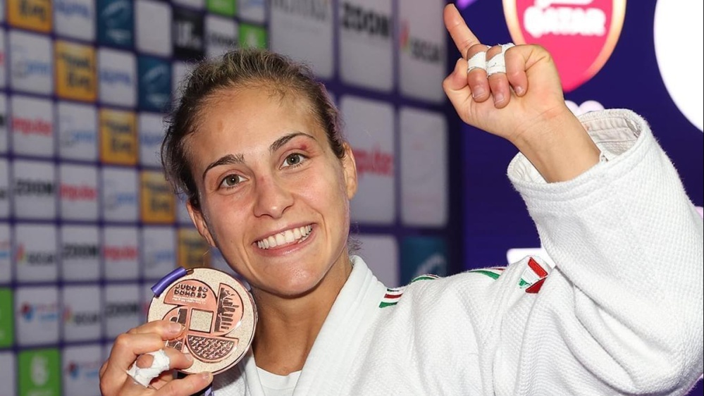 Odette Giuffrida, campionessa di judo del Centro Sportivo Esercito