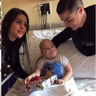 Cristiano Ronaldo, vigilia di Natale con i bambini malati