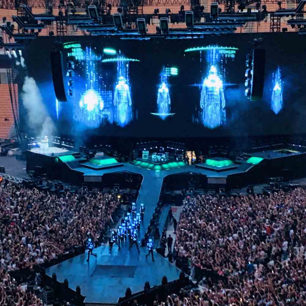 Ieri il primo dei due concerti dei Muse a San Siro