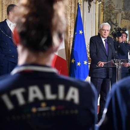 Le Azzurre del volley in visita dal Presidente Mattarella