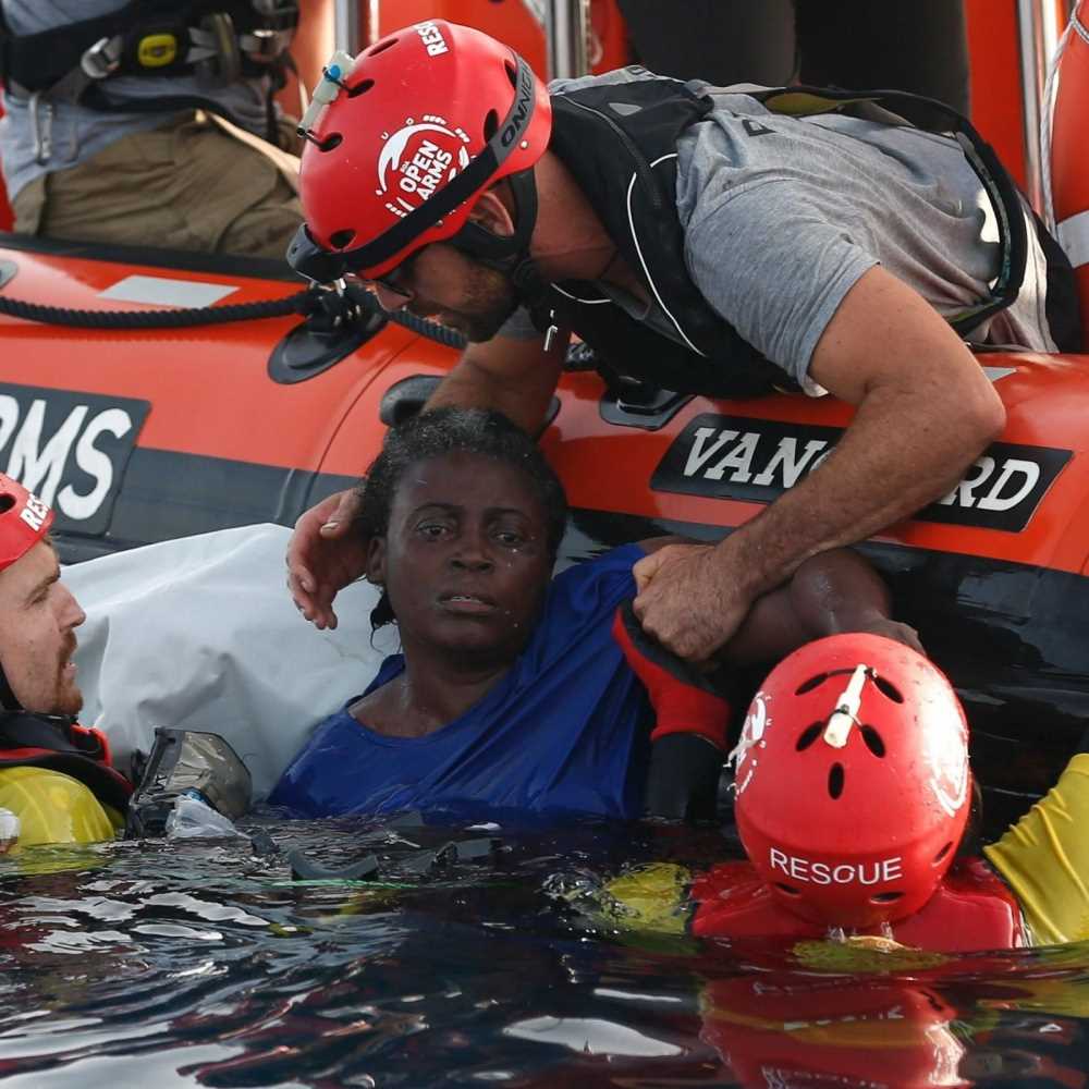 Nave Open Arms arrivata in porto a Palma di Maiorca