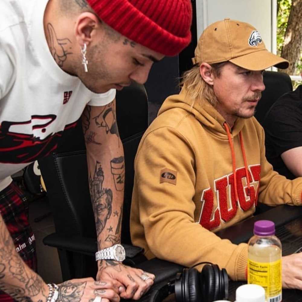 Sfera Ebbasta, collaborazione con Diplo a Hollywood