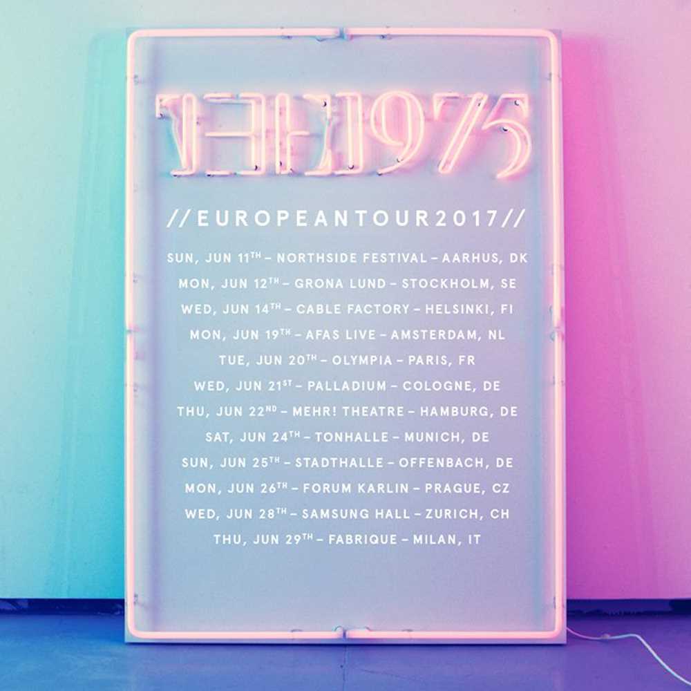 The 1975: nuova data il 29 giugno a Milano