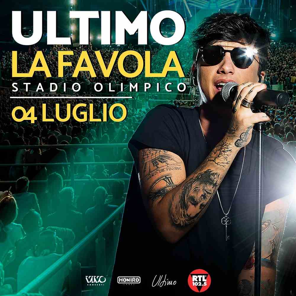Ultimo, annunciata nuova data evento all'Olimpico di Roma
