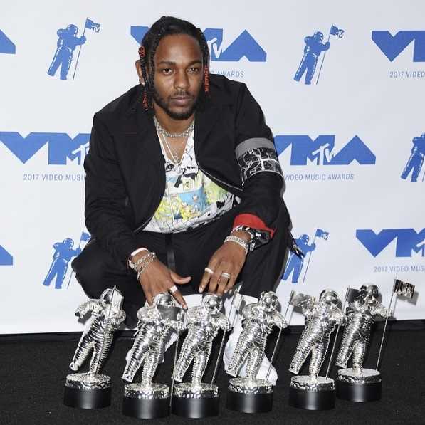 VMA 2017, Kendrick Lamar re con sei statuette