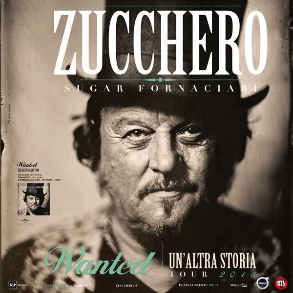 Zucchero celebra la sua carriera con "Wanted" e il nuovo tour