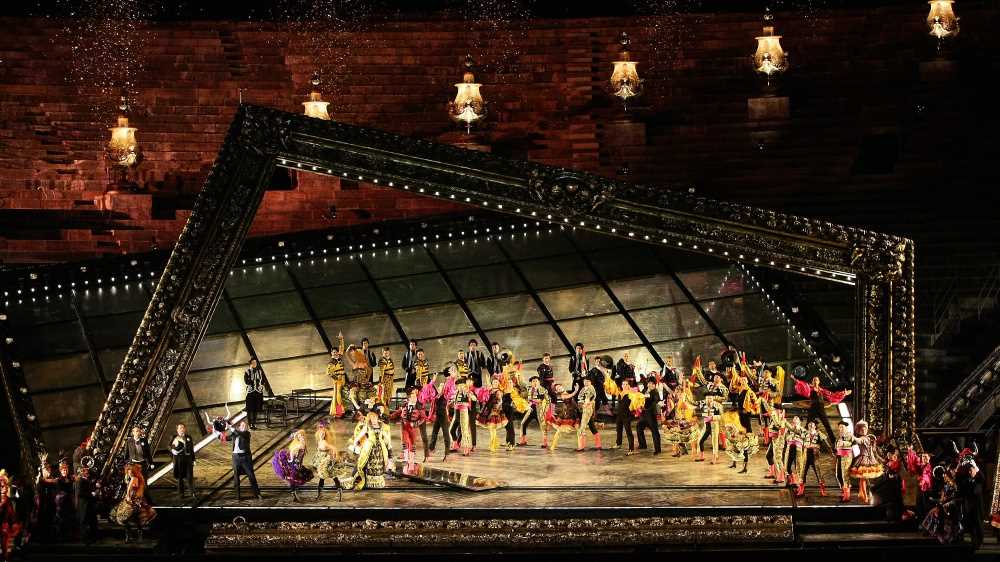 102° Opera Festival all'Arena di Verona. In scena, ieri sera, "La Traviata", uno dei capolavori di Verdi
