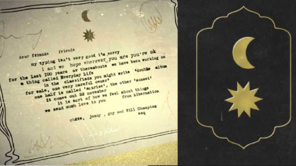Coldplay, lettera ai fan, nuovo album in uscita il 22 novembre