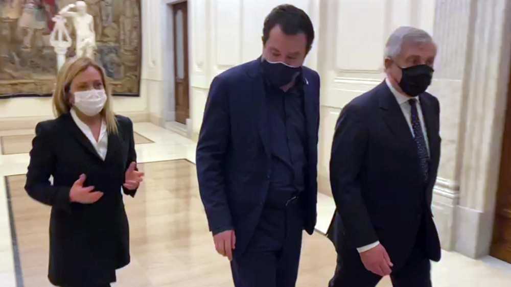 Crisi, il centrodestra vede Mattarella e confida nella saggezza del Capo dello Stato per sbloccare lo stallo