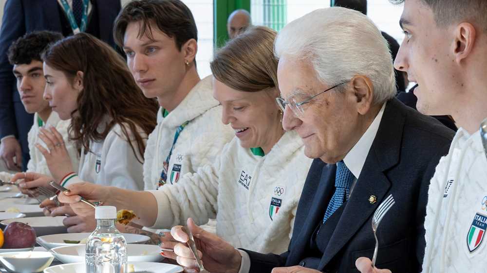 Dallo sport un messaggio di pace e serenità, così  Mattarella alla vigilia dell’apertura ufficiale di Milano Cortina