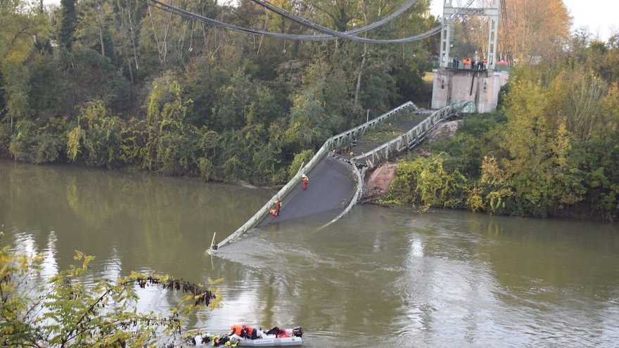 Francia, crolla ponte vicino a Tolosa, un morto