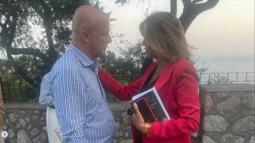 Gianluigi Nuzzi verso Pomeriggio Cinque al posto di Myrta Merlino, la foto dell'incontro