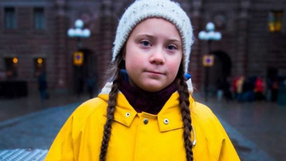 Greta Thunberg arriva al Parlamento Europeo