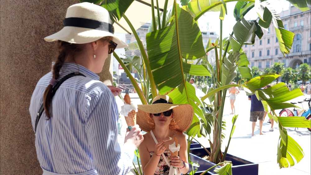 Il caldo fa aumentate l’uso dei condizionatori e s’impennano le vendite di gelato