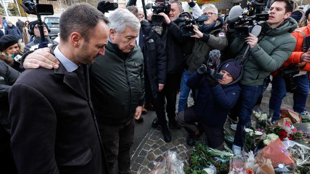 Il ministro Tajani a Crans - Montana, sei dispersi e tredici feriti italiani, una vittima è un sedicenne di Genova