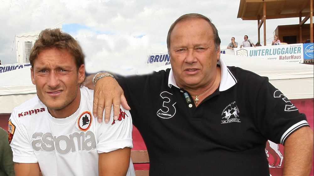 Il saluto di Totti al papà Enzo: "Ciao sceriffo, fai buon viaggio"